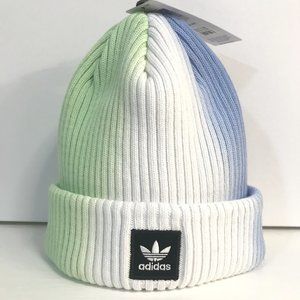 Adidas Originals Colorwash Sonic Ink Blue/Screaming Green Beanie Men Size One